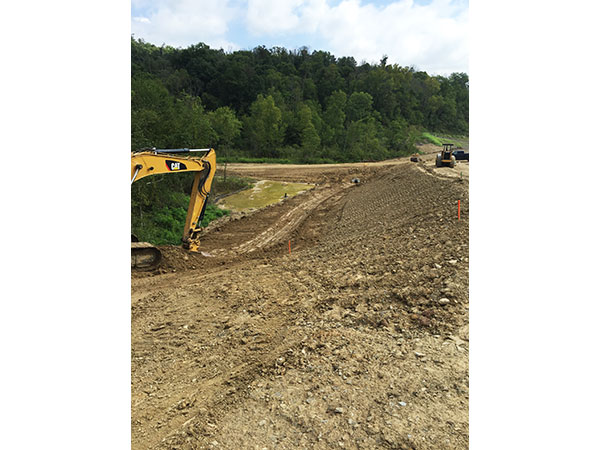 Walnut Ridge Finish and Swale